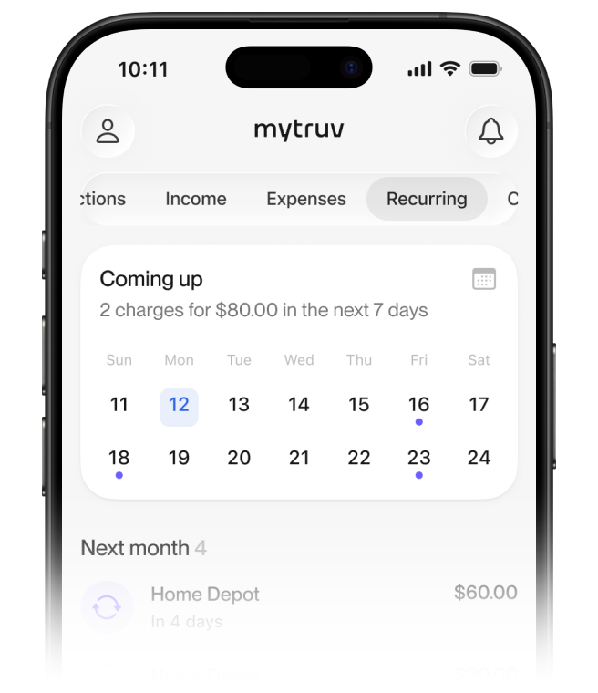 Recurring subscriptions